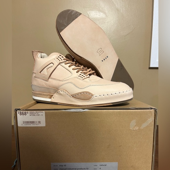 Size 4 (US Men’s Size 8) Hender Scheme MIP-10 Jordan 4 Natural TRIED ON 868.00 - Picture 1 of 11